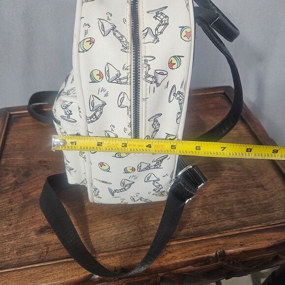 Pixar Lamp Mini Backpack - BoxLunch Exclusive White Faux Leather - Picture 4 of 11